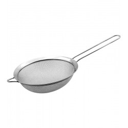 Peneira 15,5cm Diâmetro Por 32,5cm Comprimento Aço Coar Polvilhar